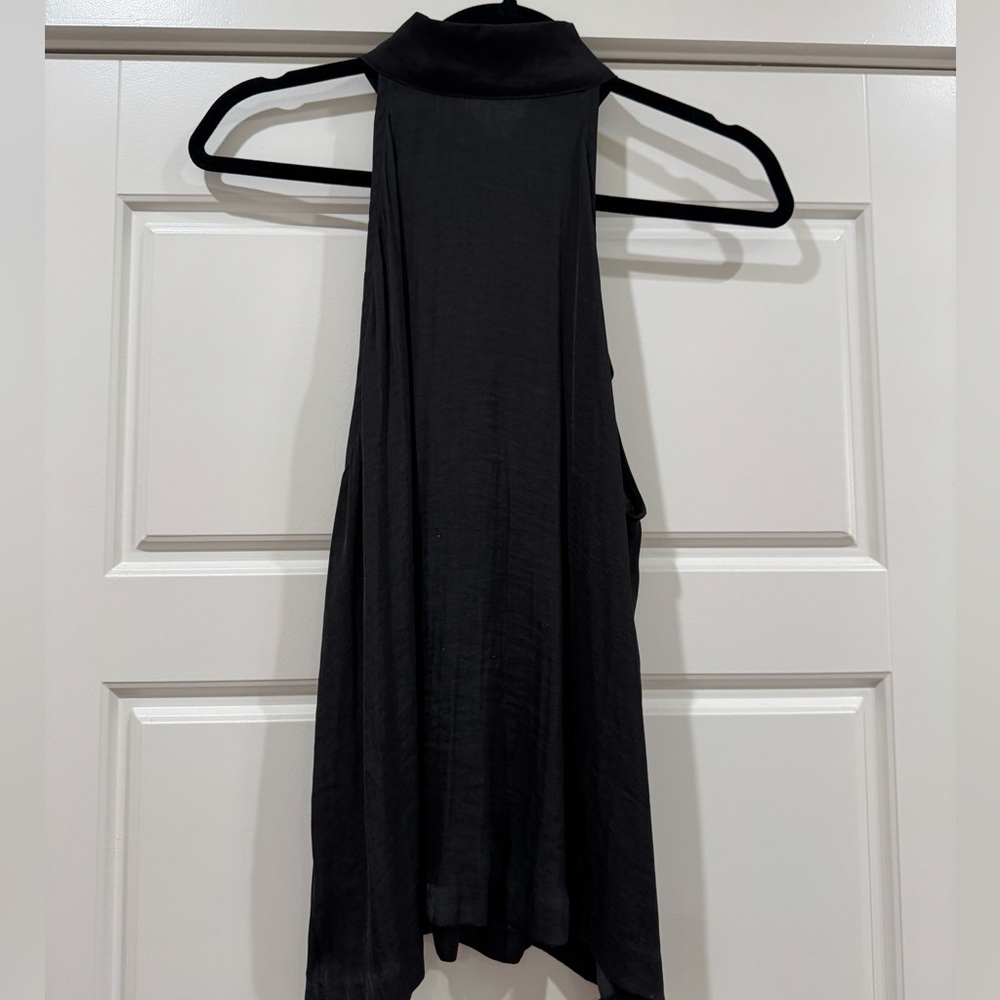 Black halter top
